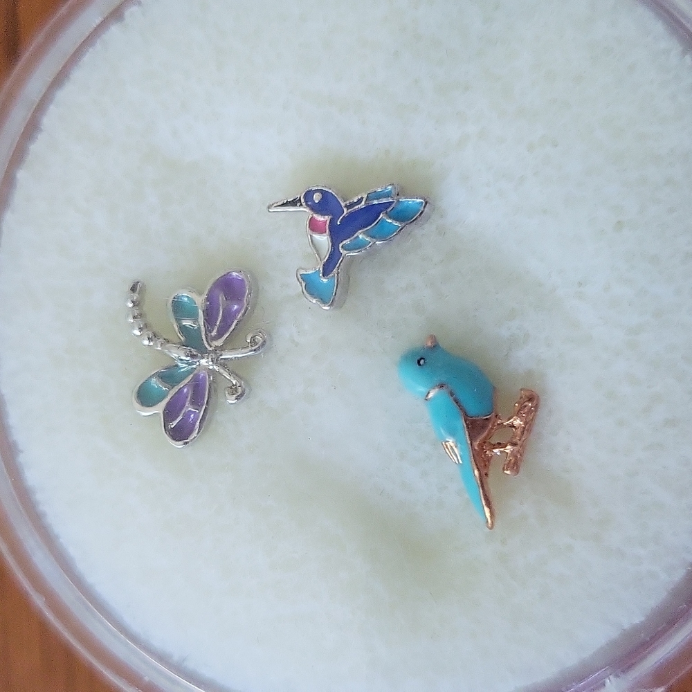 Origami Owl charm set of 3